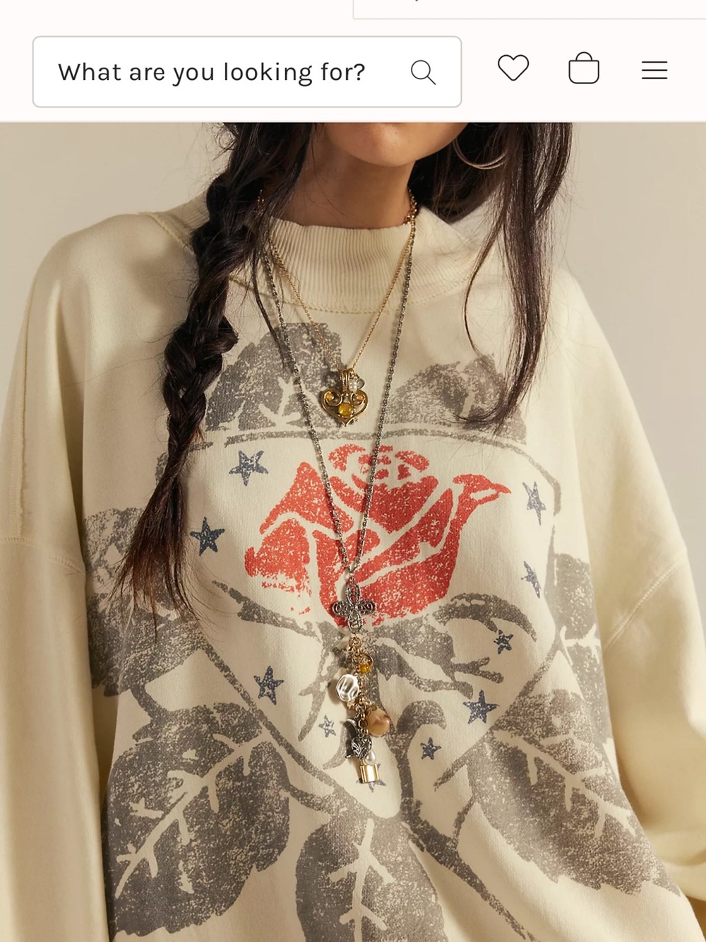 NWT We the Free Palm Springs Pullover - XS